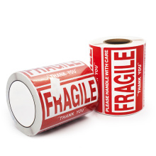 Adhesive Stickers Care Warning Fragile Stickers Labels